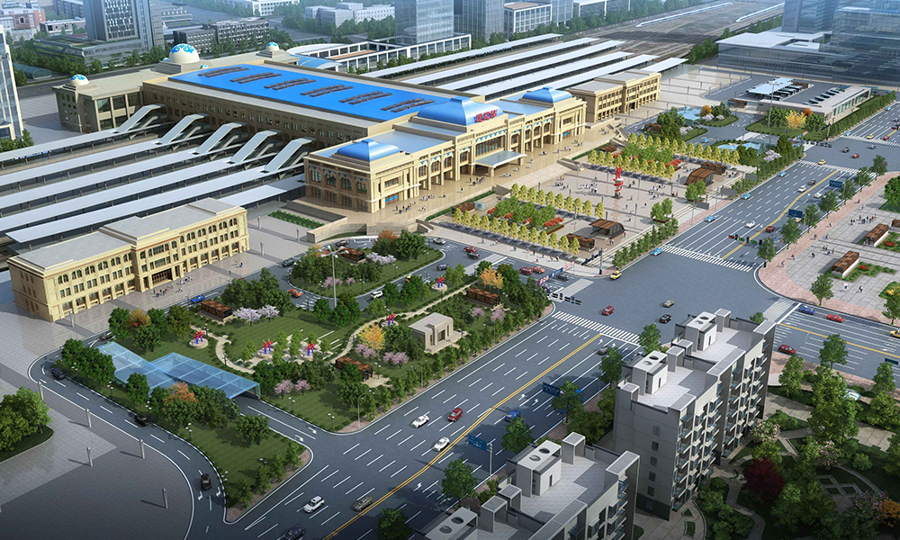 South Square of Tongliao High - speed Railway Station